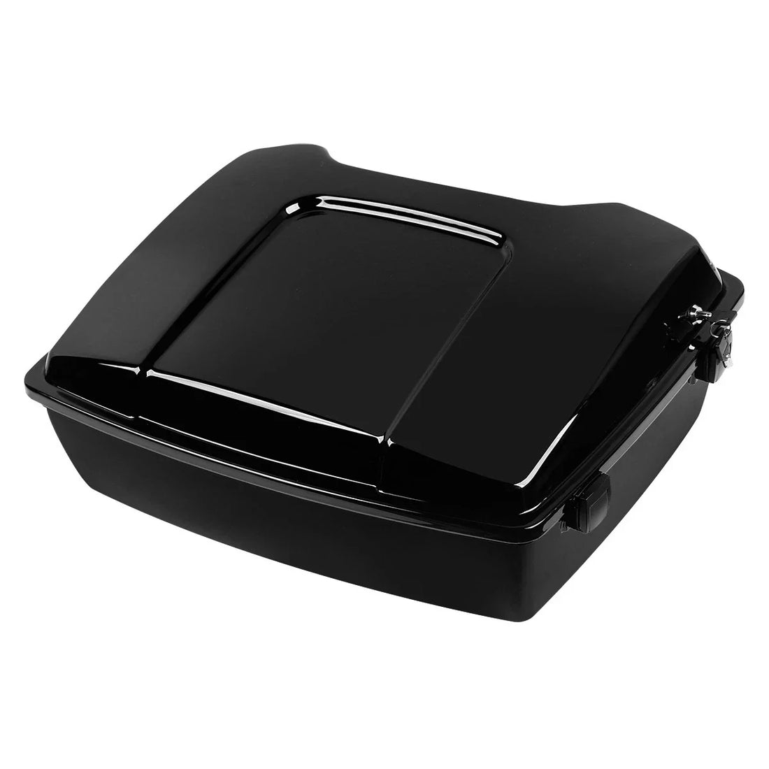 Black Rear Chopped Trunk Fit For Harley Touring Electra Glide 1997-2013 12