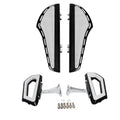 Driver & Passenger Footboard Floorboard Fit For Harley Davidson Street Glide