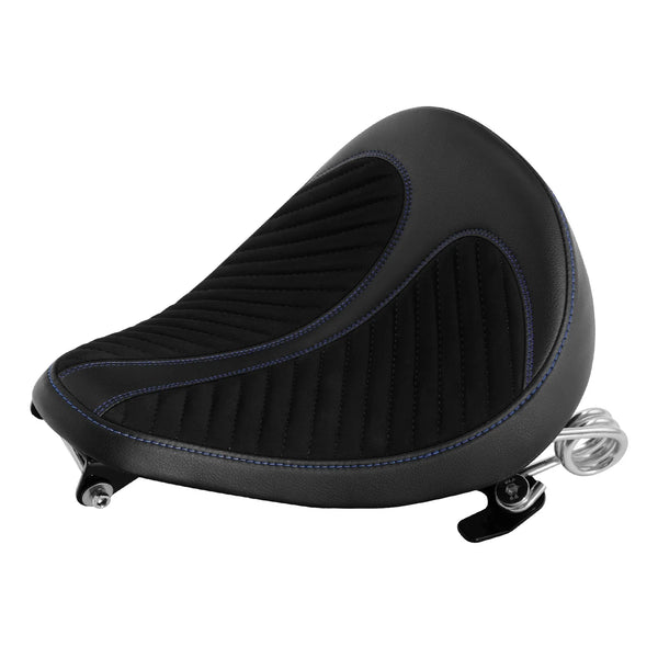 Black Blue Driver Rider Seat Fit For Harley Sportster XL883 1200 2004-06 10-2022