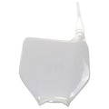 UFO Front Number Plate White For Kawasaki KX450F 2006-2008