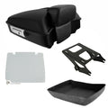 Matte Chopped Trunk Backrest Mount Plate Fit For Harley Road King Glide 14-2026