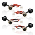 4) Conector DE Puerto DE Carga DE 3 Clavijas Diy Para Scooter DE Bicicleta Razor