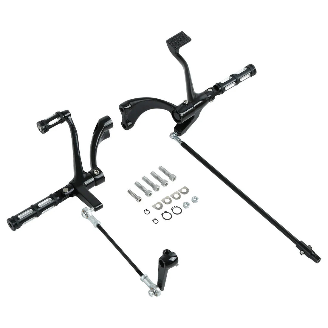 Forward Controls Footpegs Linkage Fit For Harley Sportster Iron 883 XL1200 14-22