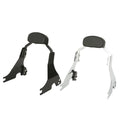 Black/Chrome Short Passenger Sissy Bar Backrest For Harley Sportster XL883 04-22