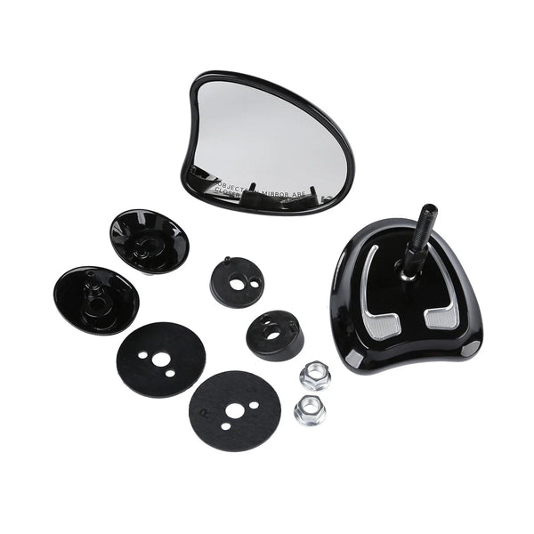 Tapered Fairing Mount Rear-View Mirrors Fits For Harley Electra Glide 2014-2024