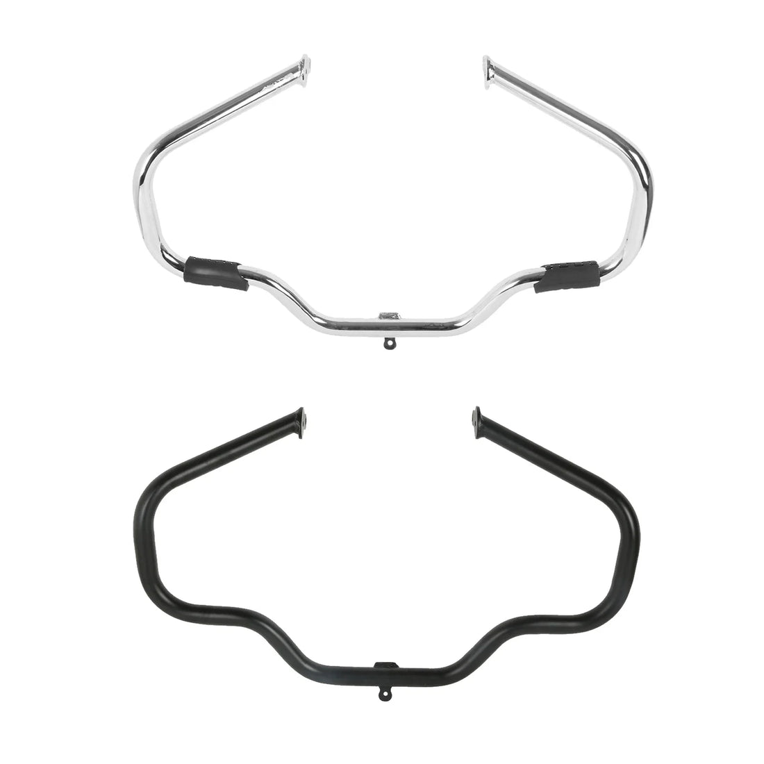 Mustache Engine Crash Guard Bar Fit For Harley Road King Flhr 09-24 Chrome/Black