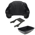 King Trunk Backrest Pad Mount Speakers Fit For Harley Electra Road Glide 1997-08