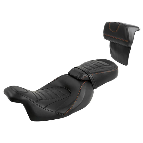 Driver Passenger Seats Backrest Fit For Harley Cvo Street Road Glide 14-23