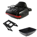 King Trunk Backrest Luggage Rack Tail Light Lamp Fit For Harley Touring 14-2026