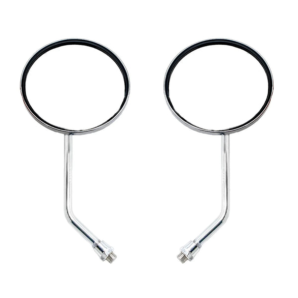 10mm Motorcycle Scooter Mirrors fit Honda CB 350 450 550 600 650 750 900 Chrome