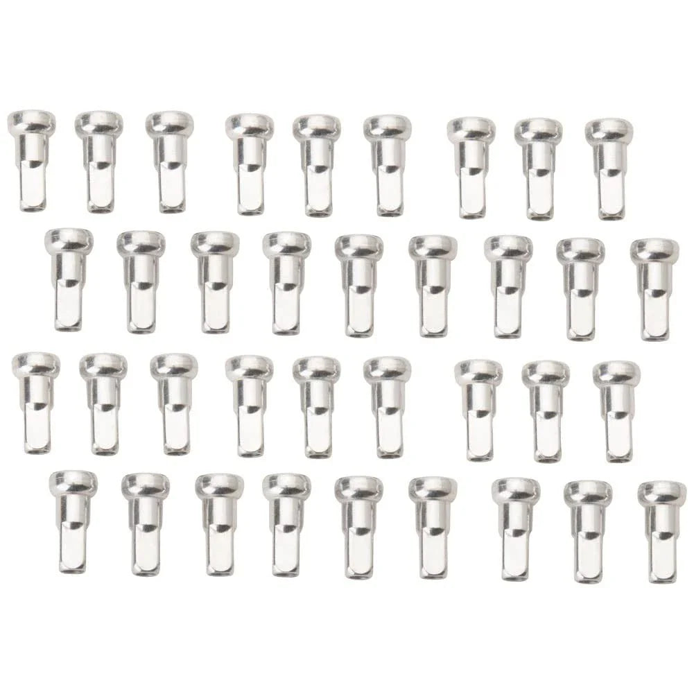 Tusk NPK-Q3-SL19e9-790ea6 Impact Wheel Replacement Spoke Nipple Kit Front Silver