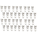 Tusk NPK-Q3-SL19e9-790ea6 Impact Wheel Replacement Spoke Nipple Kit Front Silver