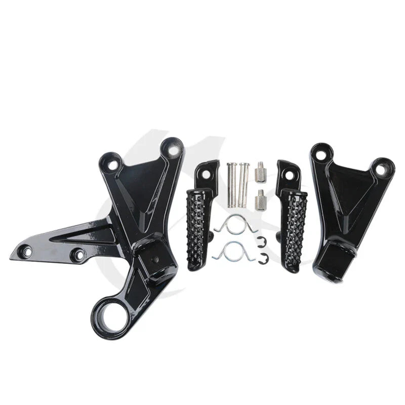 Driver Rider Foot Pegs Footrests Bracket Fit For Honda CBR1000RR 2008-2016 Black