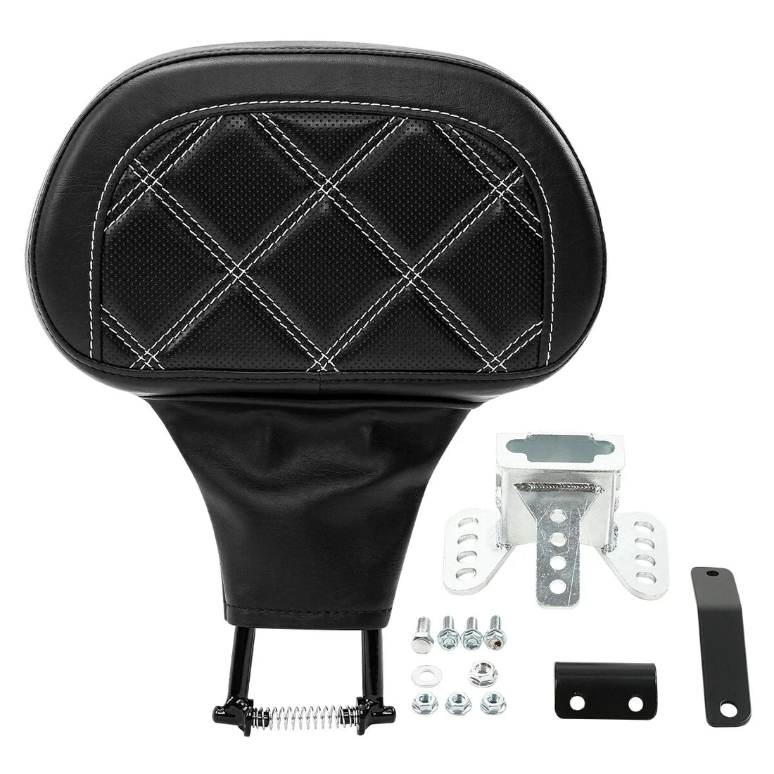 Black Driver Backrest Pad Fit For Harley Road Electra Street Glide Flhx 88-2023