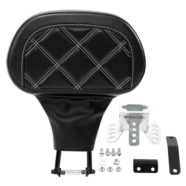 Black Driver Backrest Pad Fit For Harley Road Electra Street Glide Flhx 88-2023