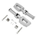 Chrome Passenger Footpegs W/ Brackets Fit For Harley Softail Low Rider 2018-2025