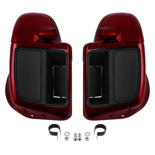 Lower Vented Fairing Fit For Harley Touring Road Glide 14-25 Velocity Red Sunglo