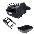 King Trunk Backrest Luggage Rack Mount Fit For Harley Sport Glide 2018-2021