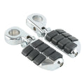 Universal 1 1/4" Wing Footpeg Peg Mount Clamp Fit For Harley Touring Road Glide