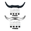 Windshield Windscreen Trim Fit For Harley Touring Road Glide 04-13 Chrome/Black