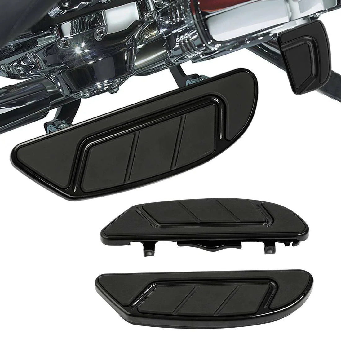 Driver Floorboard Footboard For Harley Street Glide Flhx 2006-2025 Black