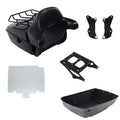 King Trunk Pad Mount Rack Docking Plate Fits For Harley Electra Road Glide 14-26
