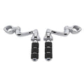 1 1/4" Highway Engine Guard Foot Pegs Mount Fit For Harley Touring Road Glide