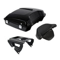 Black Razor Trunk Backrest Solo Mount Fit For Harley Touring Road King 09-13 10