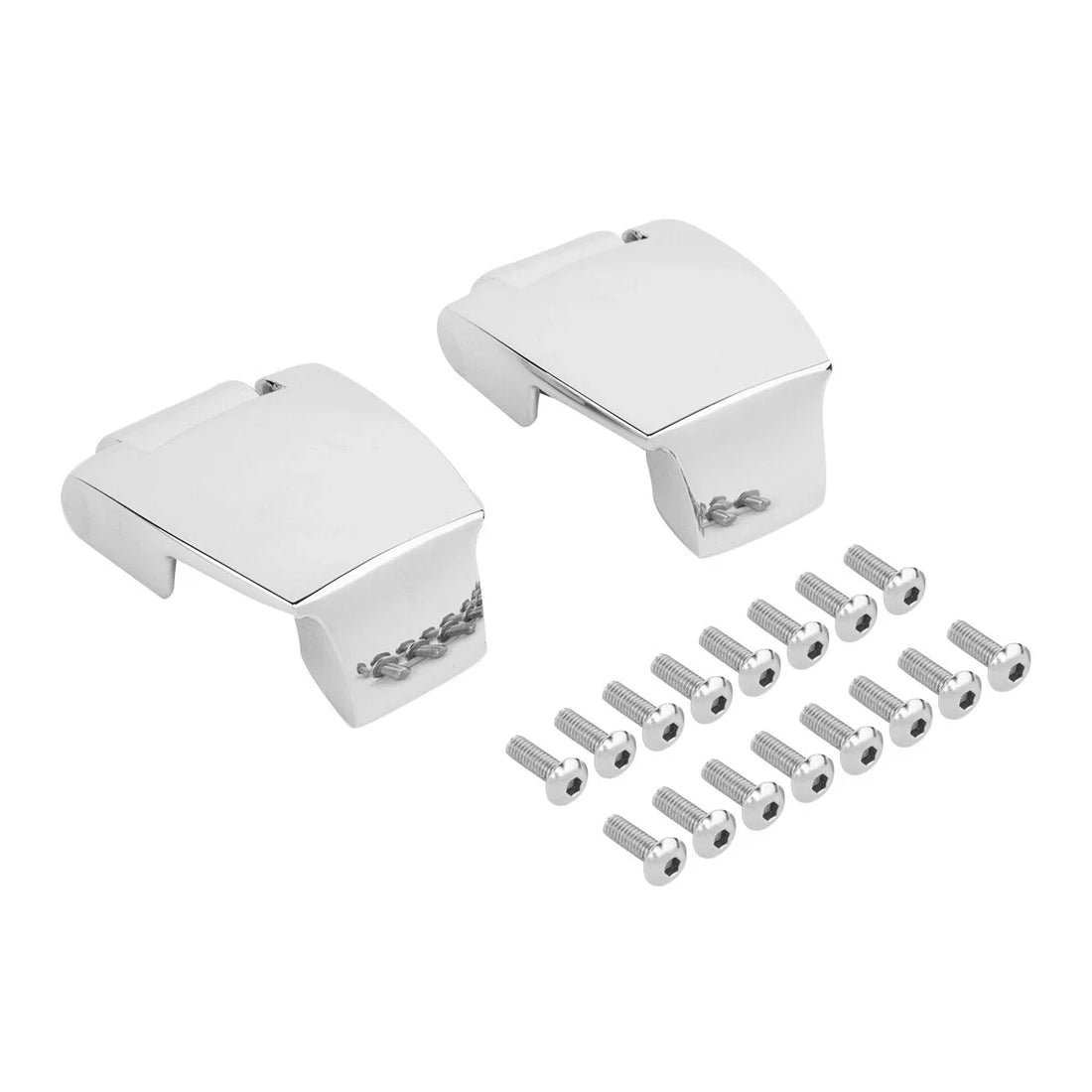 Chrome Trunk Luggage Hinges Fit For Harley Touring Street Glide 1988-2013