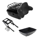 King Trunk Backrest Pad Rack Mount Fit For Harley Heritage Classic 2018-2026 25