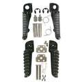Front Rear Driver Passenger Footpegs Footrest Fit For Kawasaki Ninja ZX10R 04-13