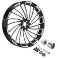32" x3.5" Front Wheel Rim Chrome Single Disc Hub Fit For Harley Road Glide 08-23