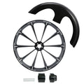 30" Front Wheel Rim Hub Single Disc Fender Fit For Harley Road King ABS 97-2021