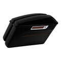 Hard Saddlebags Fit For Harley Touring Road King Glide 2014-2024 Black Denim