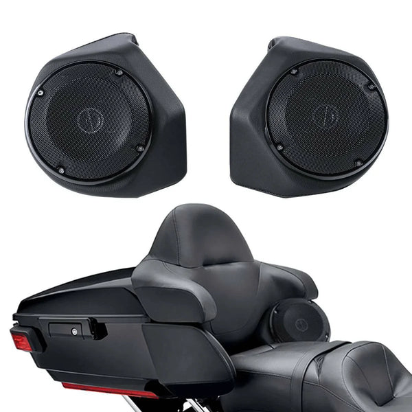 King Trunk 6.5'' Rear Speakers Pods Fit For Harley Touring Electra Glide 14-25