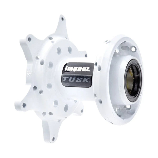 Tusk Impact Motorcycle Hub - Front White For Husqvarna TE 150i Fuel Inj. 2020-23