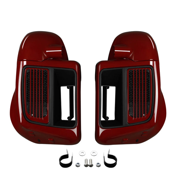 Lower Vented Fairings Fit For Harley Electra Street Glide 2014-2024 Billiard Red