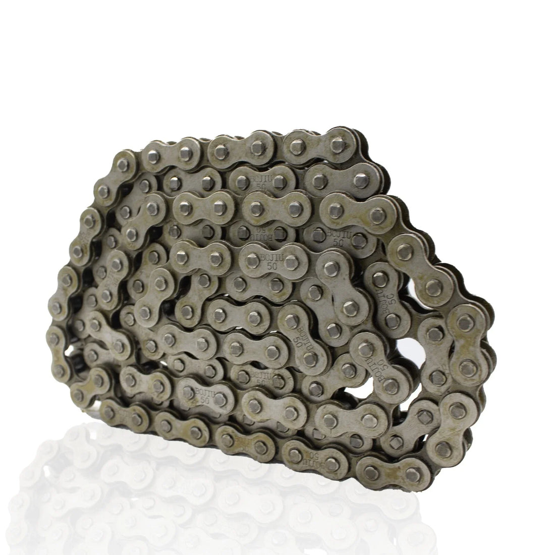 5 Feet of #50 Riveted Roller Chain 5/8" Pitch 1 Connecting Link 5FT