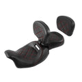 Low-Profile Driver Passenger Seat & Backrest Pad Fit For Harley Touring 09-23