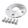 Chrome Dual Disc Front Wheel Hub Cap Cover Fit For Harley Touring non ABS 08-24