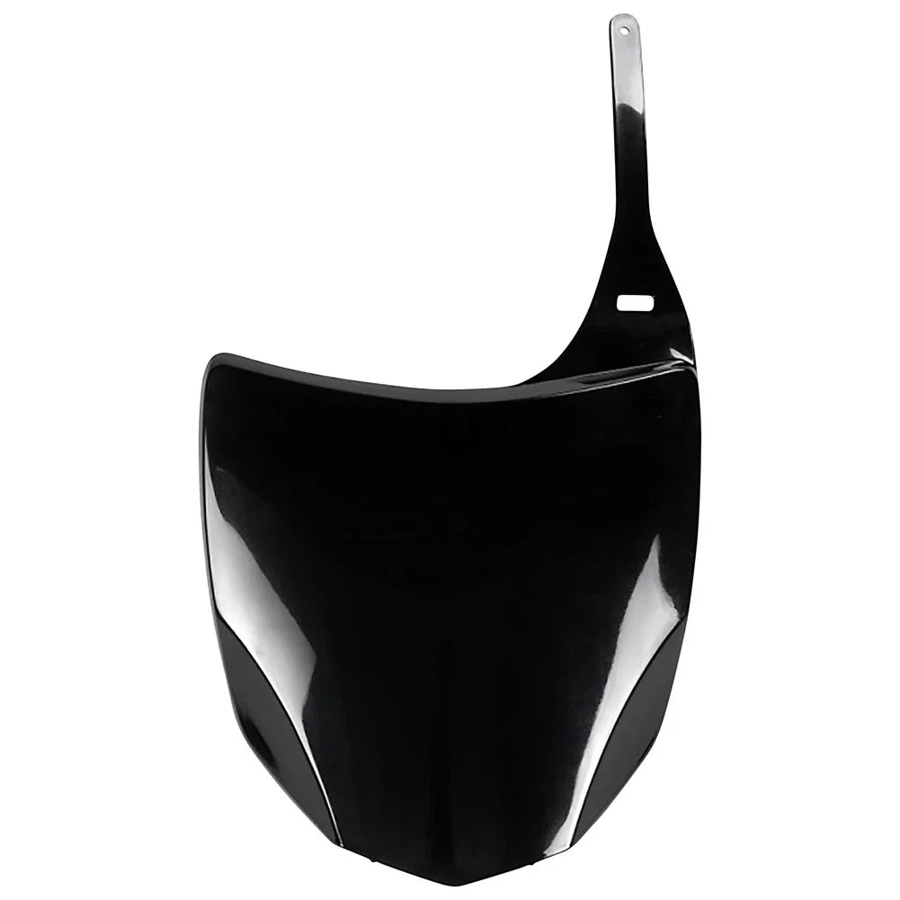 UFO Front Number Plate Black For Kawasaki KX250F 2009-2012