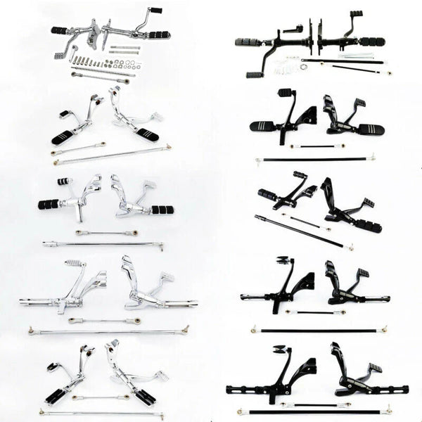 Forward Control Pegs Linkages For Harley Sportster XL 883 1200 91-03/04-13/14-22