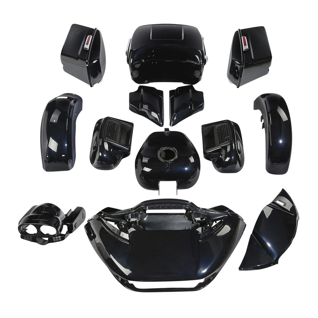 Fairings Bodywork Kit Fit For Harley Touring Road Glide 2015-2024 Midnight Blue