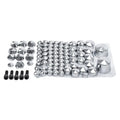 Chrome Bolt Caps Toppers Kit Fit For 2007-2013 Harley Davidson Softail FL Fls FX