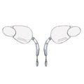 Chrome Rear View Mirrors Fit For Harley Dyna Softail Sportster Road Street Glide