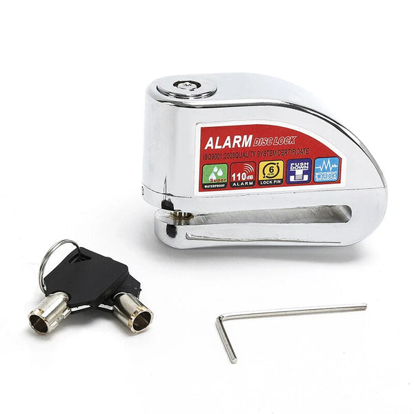 Security Motorcycle Bike Scooter Safety Disc Brake Rotor Lock Electronic Alarm