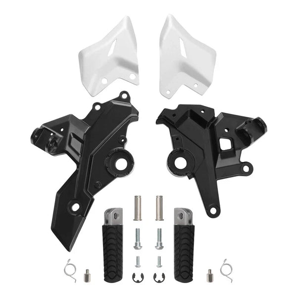 Driver Footrests Footpegs Bracket Fit For Kawasaki Ninja 650 Z650 Z650RS 2017-25