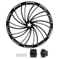 30" Front Wheel Rim Single Disc Hub Fit For Harley Touring Street Glide 1997-21