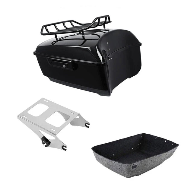 King Trunk Luggage Rack Mount Fit For Harley Touring Electra Road Glide 2014-26
