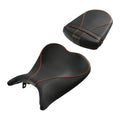 Black Driver & Passenger Seat Fit For Suzuki GSXR600 GSXR750 GSX-R 600 750 06-07